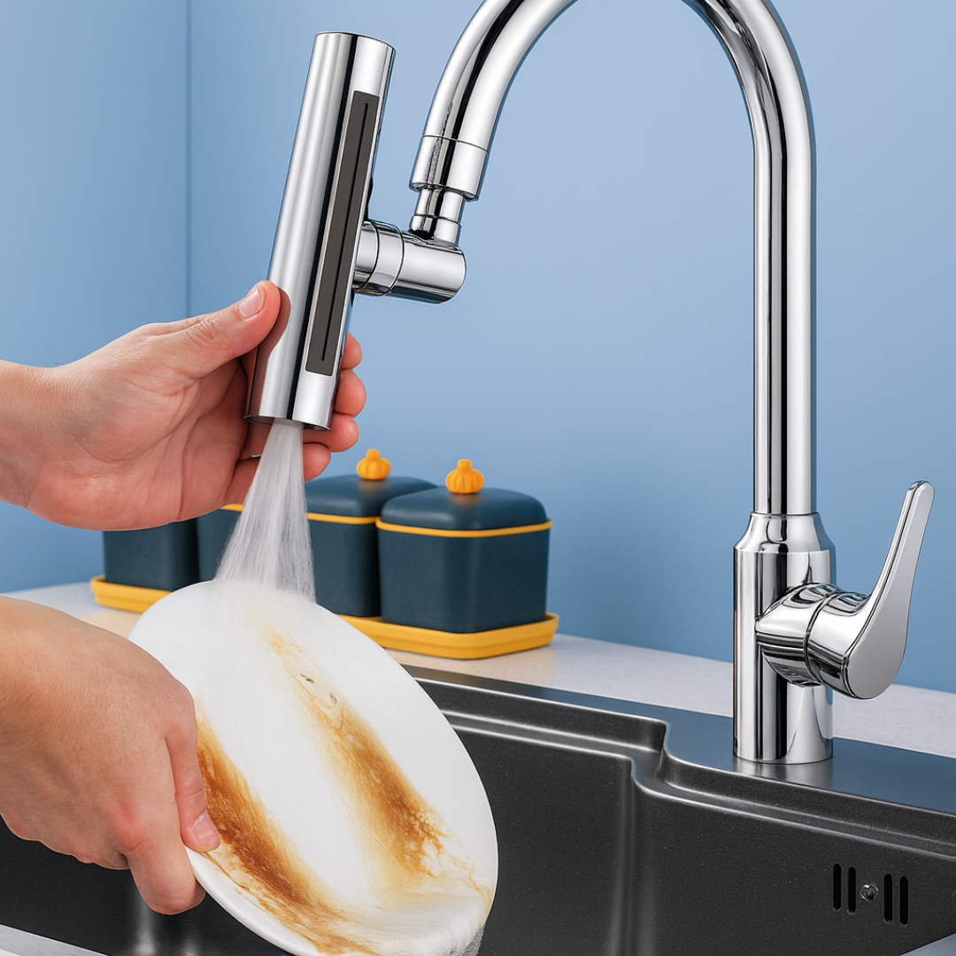LLAVE GIRATORIA 360° 4 EN 1 - Punto Ideas
