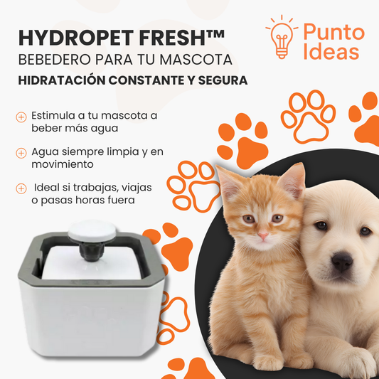 HydroPet Fresh™ – Agua fresca y en movimiento para tu mascota, todo el día