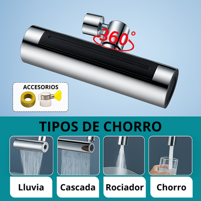 LLAVE GIRATORIA 360° 4 EN 1 - Punto Ideas