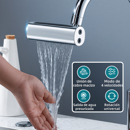 LLAVE GIRATORIA 360° 4 EN 1 - Punto Ideas