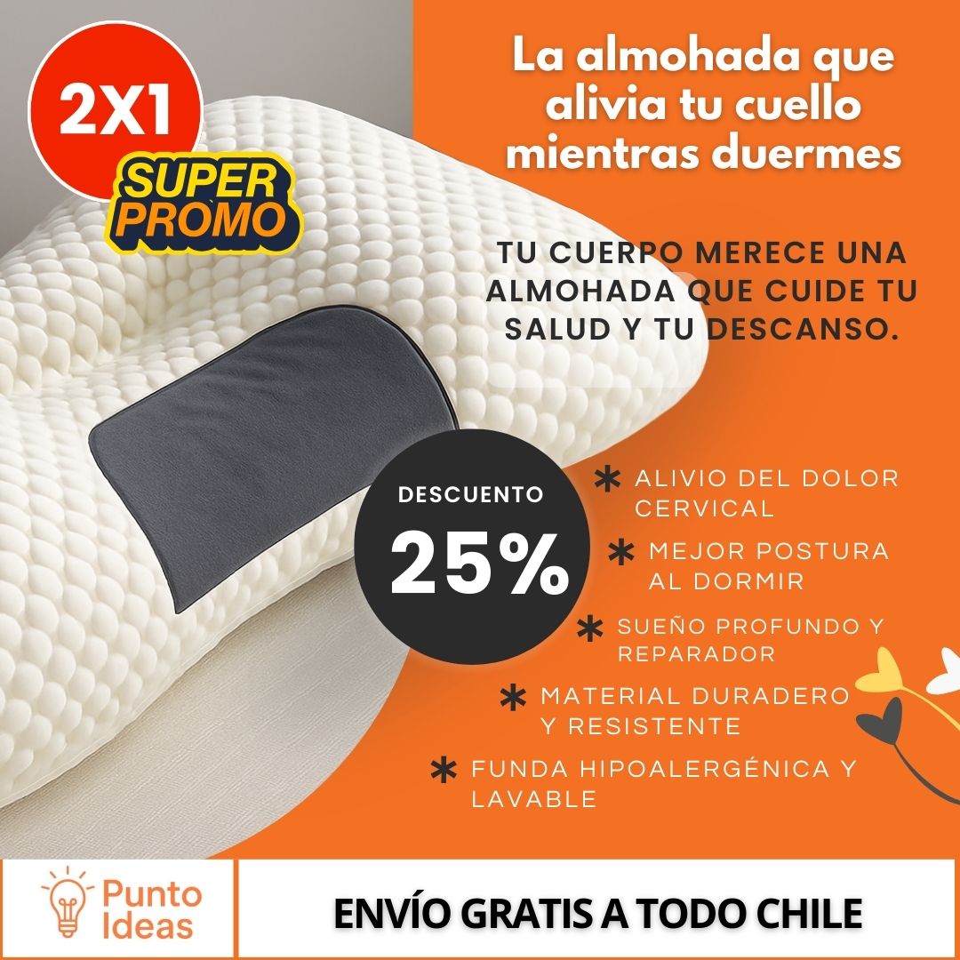 ALMOHADA CERVICAL 2X1 DESCANSO TOTAL